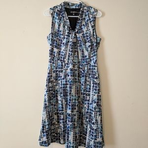 Karl Lagerfeld Paris Sz 8 Abstract Print Dress